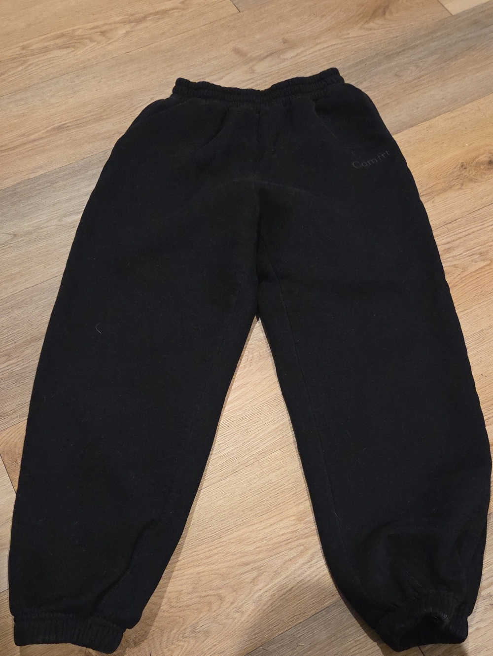 Kids Black Fleece Joggers - Cozy Everyday Sweatpants